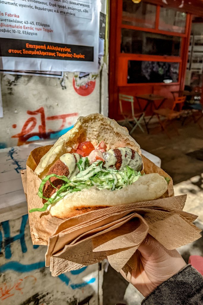 Vegan Pitta at Magic Kitchen