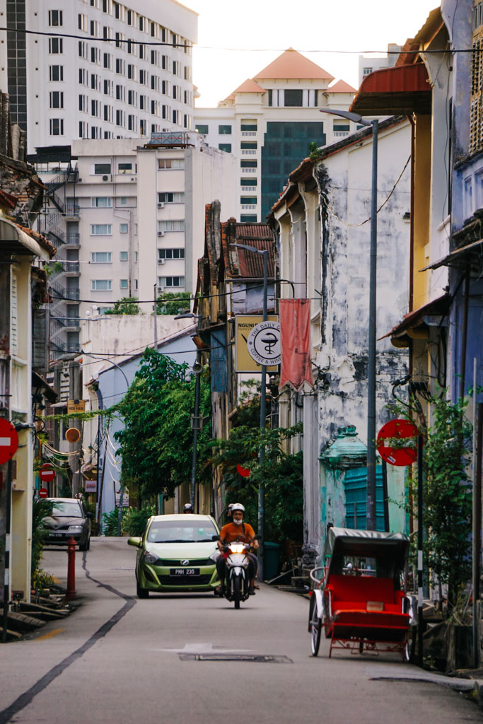 The streets of George Town on a 4 day Penang itinerary
