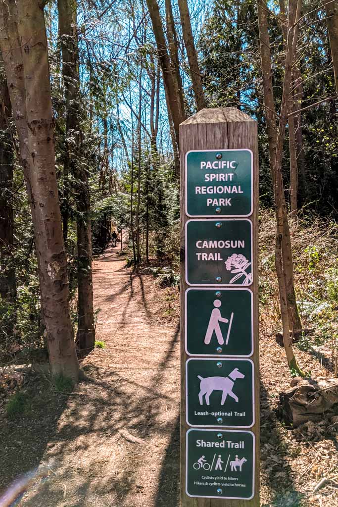 a sign in Pacific Regional Park