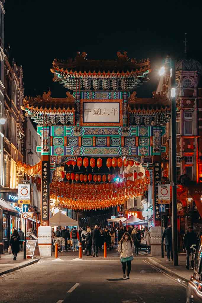 Chinatown Gate in London