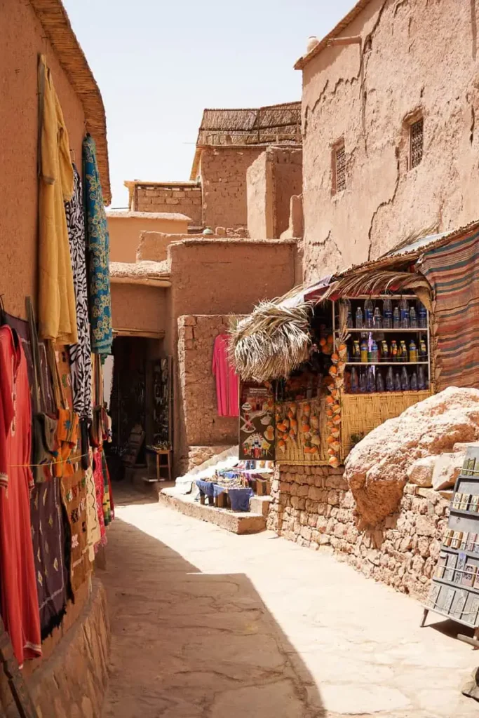 The alleys in Ait Ben Haddou