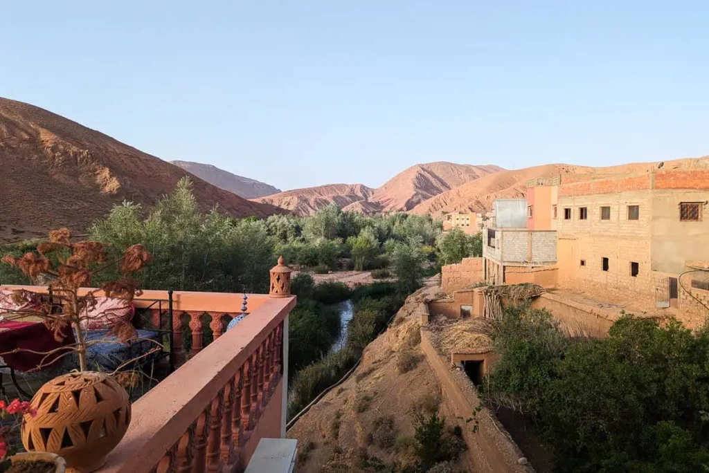 The location of the first hotel during a Sahara Desert Tour