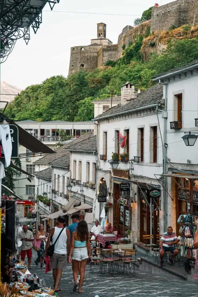 The Old Bazaar in Gjirokaster