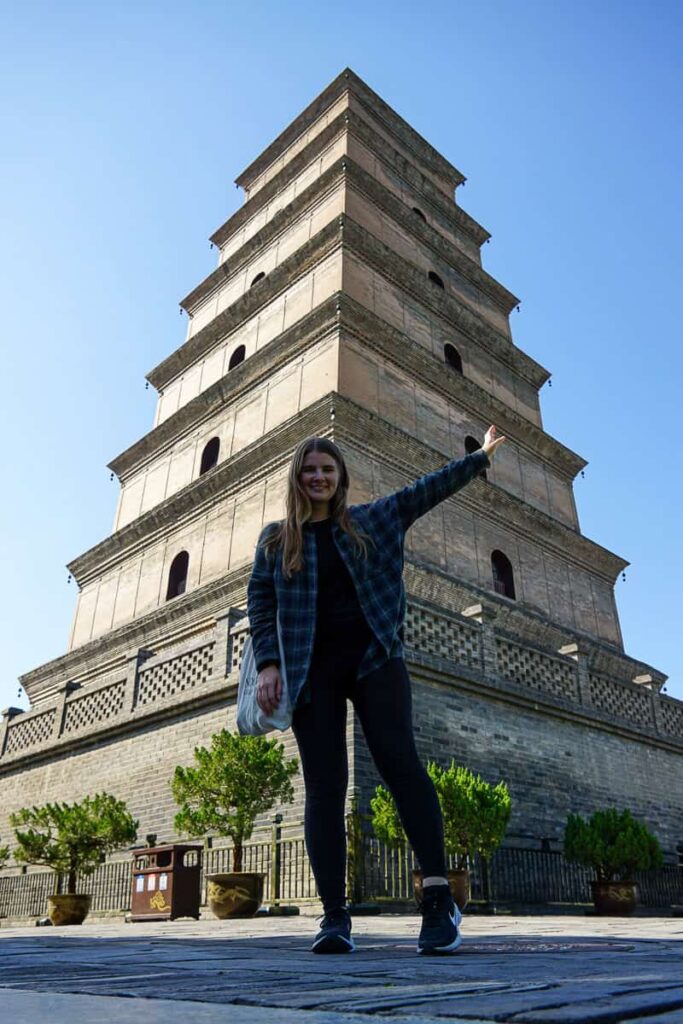 Travelling China on a budget - Wild Goose Pagoda
