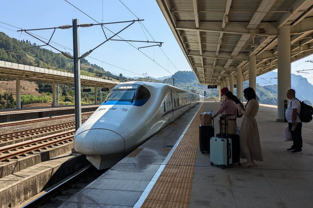 High Speed Trains in China - Our China Travel Costs